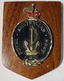 Plaque - RAN Plaque (Plaster), Royal Australian Navy