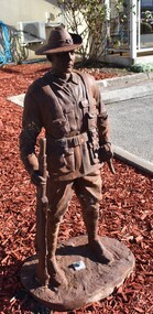 Sculpture - Cast Iron sculpture of an Australian Soldier