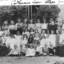 Castlemaine Ladies College whole school photograph posing in front of the classroom building on Barkers Road Castlemaine.