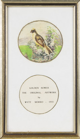 Painting - Watercolour, Wytt R. Morro, Golden Bower, The Original Artwork by Wytt Morro 1955, 1955