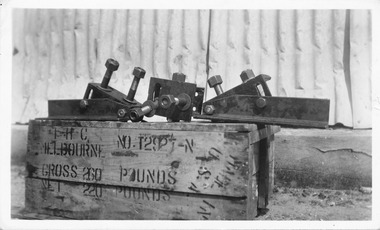 Photograph, Block Implements, unknown