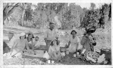 Photograph, Lane and Davies family picnic, unknown