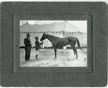 Photograph, Mr. Hammence/Jockey/Horse, unknown