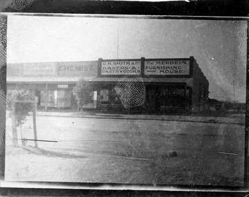 Photograph, Commercial Street, shops, Merbein, unknown