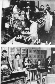 Photograph, The Bottling Line at Mildara Wines Merbein, c.1950