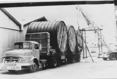 Photograph, Tanks on Truck, c.1950