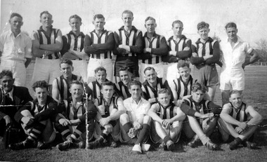 Photograph, Merbein Football Club Team, c.1940'5-1950's