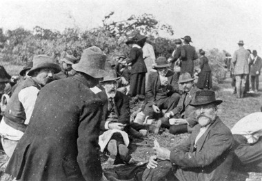 Photograph, Turning the First Sod", unknown