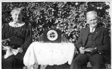 Photograph, Lydia and Alex Bruce on their Golden Wedding Day, 19 Jun.1940