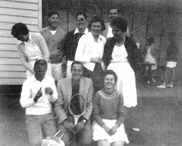 Photograph, Kenny Park Tennis Club Players, unknown