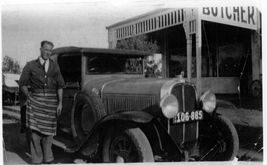 Photograph, Croziers Butchers Shop, c.1930-1932