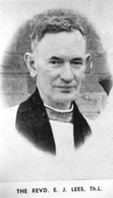 Photograph, Lees, E.J. (Rev), 1929