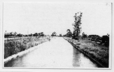 Photograph, Main Channel At Merbein, 1937