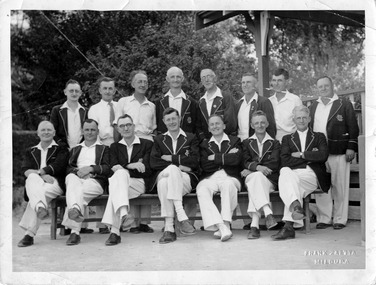 Photograph, Merbein Bowling Club (President & Committee 1941-1942), 1941-1942