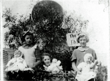 Photograph, V.P. Day Procession (J.J. Woods Float), unknown