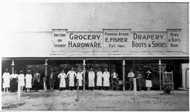 Photograph, Staff of Fisher's Store, c.1920's