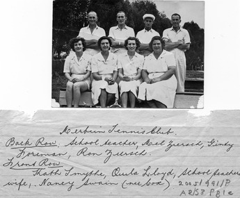 Photograph, Merbein Tennis Club, unknown