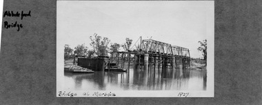 Photograph, Abbotsford Bridge, 1927