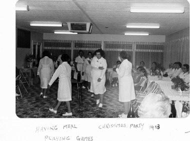 Photograph, Merbein Bowling Club Christmas party, 1983