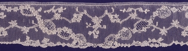 Textile - Alencon Lace, Mid 19th century