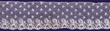 Textile - Mechlin lace, Mid 19th century