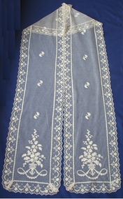 Textile - Machine made lace: Embroidered net