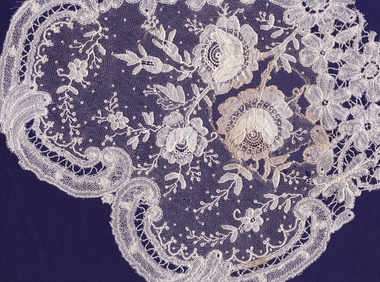 Textile - Brussels mixed lace, Second half 19th Century