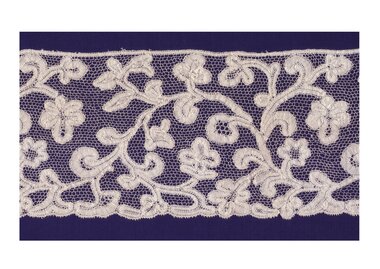 Textile - Milanese lace, 1670-1700