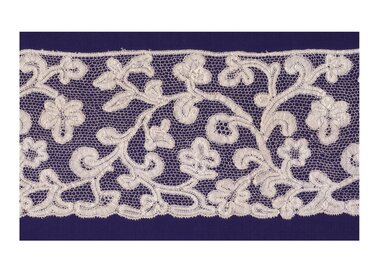 Textile - Milanese type lace, 1670-1700