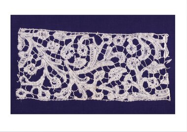 Textile - Flemish lace, 1670-1700