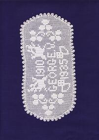 Textile - Crochet lace, 1900-1950