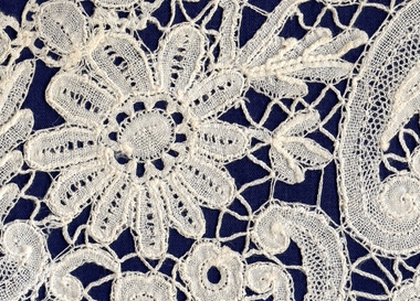 Textile - Brussels mixed lace, 1875-1900