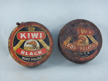 Container - Tins, boot polish