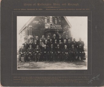 Photograph - Image, Alf L. Bowden, The Studio, Union of Rutherglen Shire and Borough, 1920 (Exact)