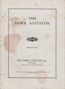 Book, Dorr Company, Inc, The Dorr Agitator, 1935