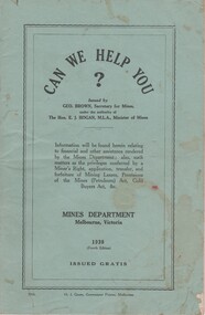 Booklet - Book, Can We Help You?, 1938 (Exact)
