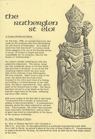 Pamphlet - Leaflet, People's Palace Museum, The Rutherglen St Eloi, 1980 (Approximate)