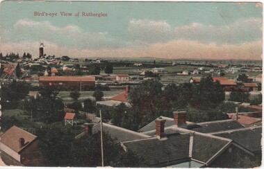 Image, Birdseye view of Rutherglen, 1900s (Approximate)