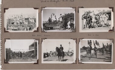 Album - Page in Album, Back to Rutherglen, Easter 1948, 1948 (Exact)