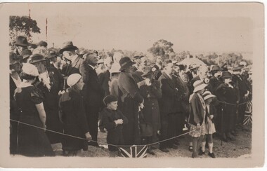 Photograph - Laying of the Foundation Stone for the Rutherglen Bush Nursing Hospital, 1938 (Exact)