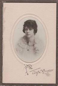 Photograph - Image, Alf. L. Bowden, The Studio, 1919 (Exact)