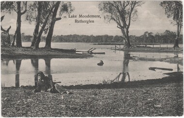 Postcard, Lake Moodemere, Rutherglen, 1900-1908