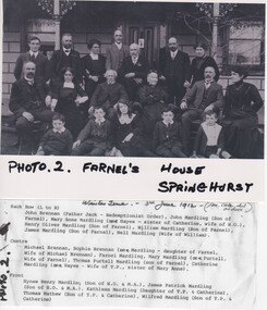 Photograph - Image, Farnel's House Springhurst - Winter Time, 3/06/1912