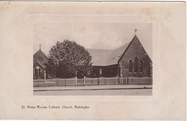 Postcard - Post card, St Marys Roman Catholic Church, Rutherglen
