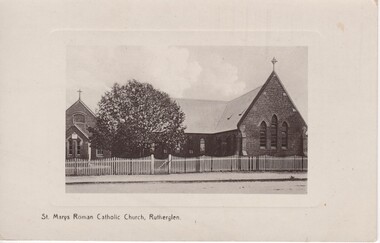 Postcard - Post card, St. Marys Roman Catholic Church, Rutherglen