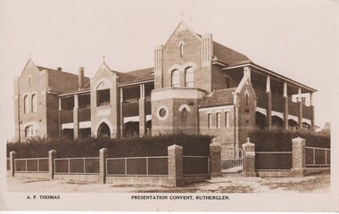 Postcard - Post Card, A P Thomas, Presentation Convent, Rutherglen
