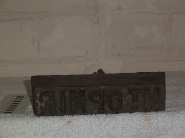 Branding Iron for Wood, Mt Ophir