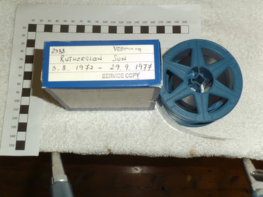 Digitised 35mm Microfilm, Rutherglen Sun and Chiltern Valley Advertiser Newspaper 3-8-1972 to 29-9-1977, 1988