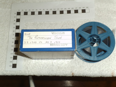 Digitised 35mm Microfilm, Rutherglen Sun and Chiltern Valley Advertiser Newspaper  3-9-1909 to 30-9-1910, 1988