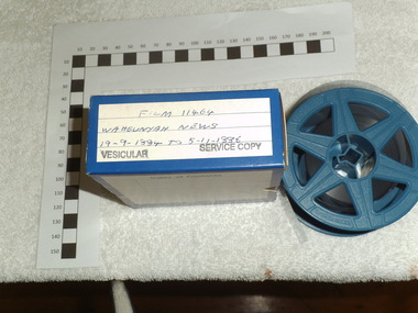 Digitised 35mm Microfilm, Wahgunahy News 19-9-1884 to 5-11-1886, 1988